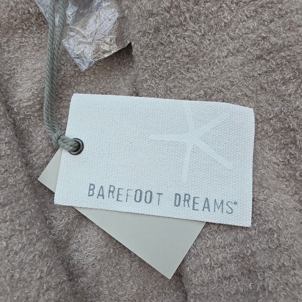 NWT Barefoot Dreams CozyChic Lite Circle Cardigan Taupe Tan Knit Sweater Small S - Picture 4 of 9